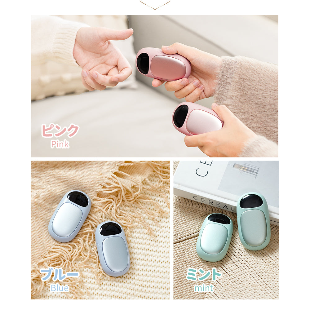 HAGOOGI(ハゴオギ) 充電式カイロ パンダ 可愛い カイロ 軽量 2個セット 6000mAh 電気カイロ 省エネ USB充電式 3段階温度調節