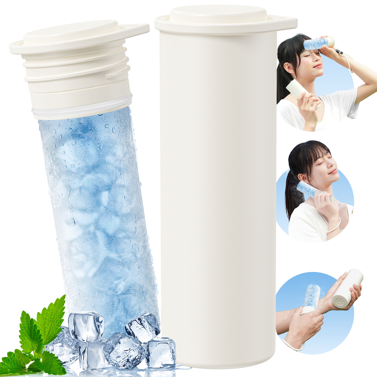 HAGOOGI 氷のう 水筒型アイスパック｜二重真空断熱 首冷却 熱中症対策