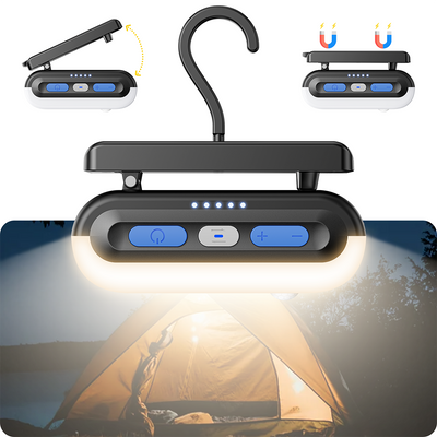 HAGOOGI(ハゴオギ) センサーライト キャンプライト ランタンライト 5000mAh USB充電式 LEDランタン 人感センサーライト 5段階調光 アウトドア LEDライト 吊り下げ