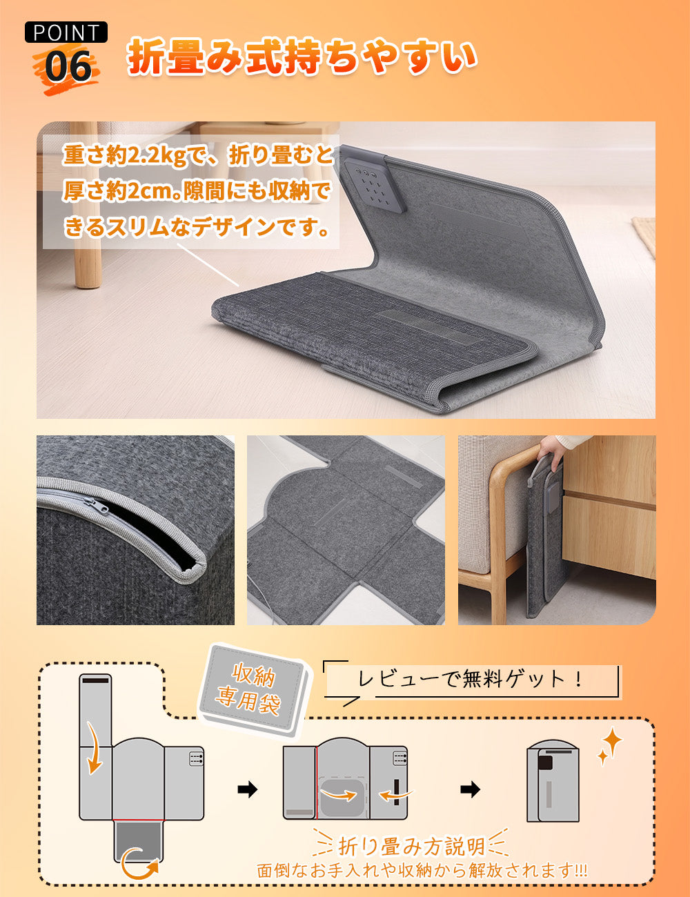 HAGOOGI (ハゴオギ) パネルヒーター 5面 暖房器具 冷え対策 暖房費