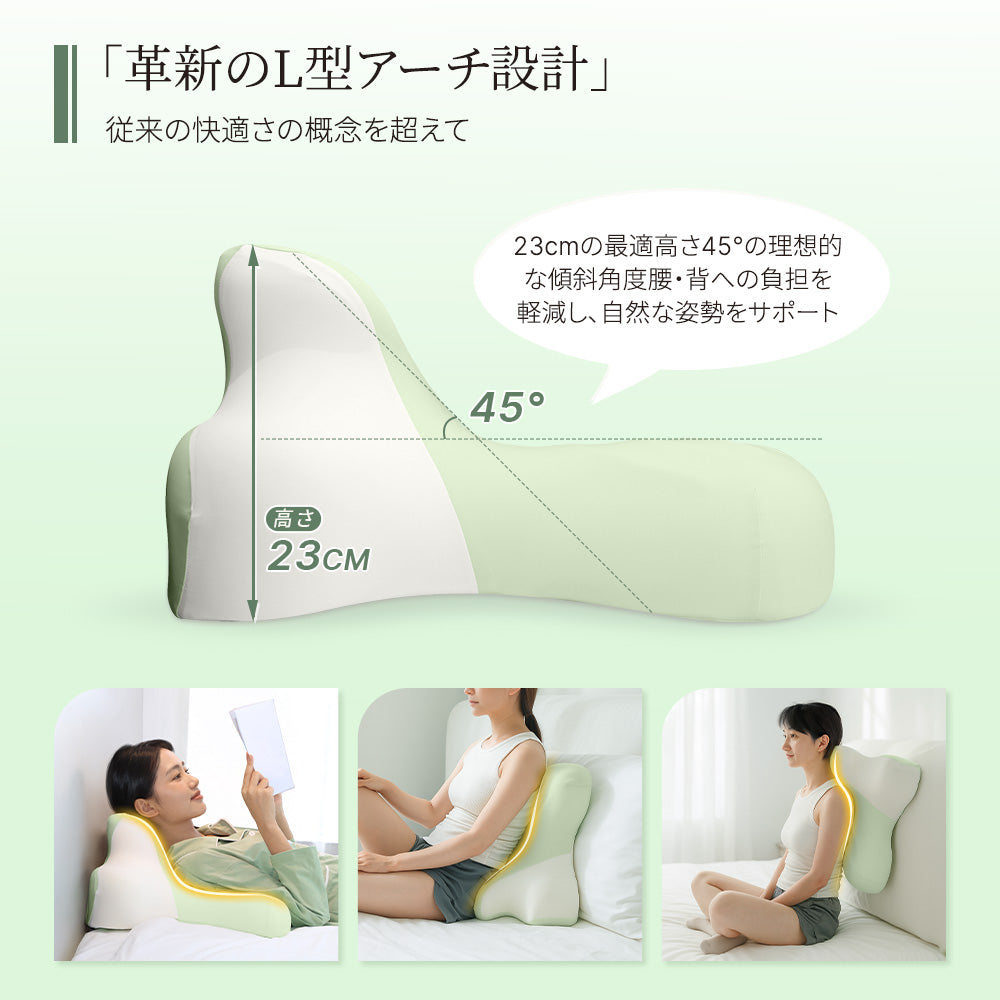 HAGOOGI(ハゴオギ) 枕 まくら ゴロゴロ枕 3in1多機能クッション【睡眠・背もたれ・足まくら】低反発 うつ伏せ・横向き・仰向け対応 カバー洗濯可 安眠サポート