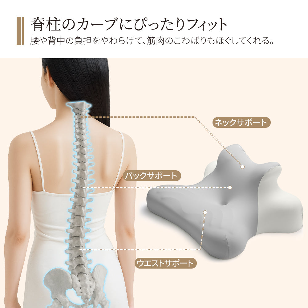 HAGOOGI(ハゴオギ)  「テレビ紹介」 枕 まくら ゴロゴロ枕 3in1多機能クッション【睡眠・背もたれ・足まくら】低反発 うつ伏せ・横向き・仰向け対応 カバー洗濯可 安眠サポート