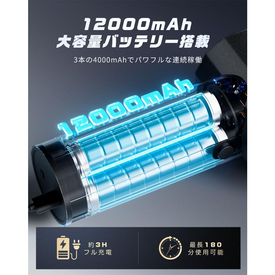 KOJIHOMU エアダスター 【爆風165m/s・12000mAh大容量バッテ KOJIHOMU エアダスター 【爆風165m/s・12000mAh大容量バッテリー
