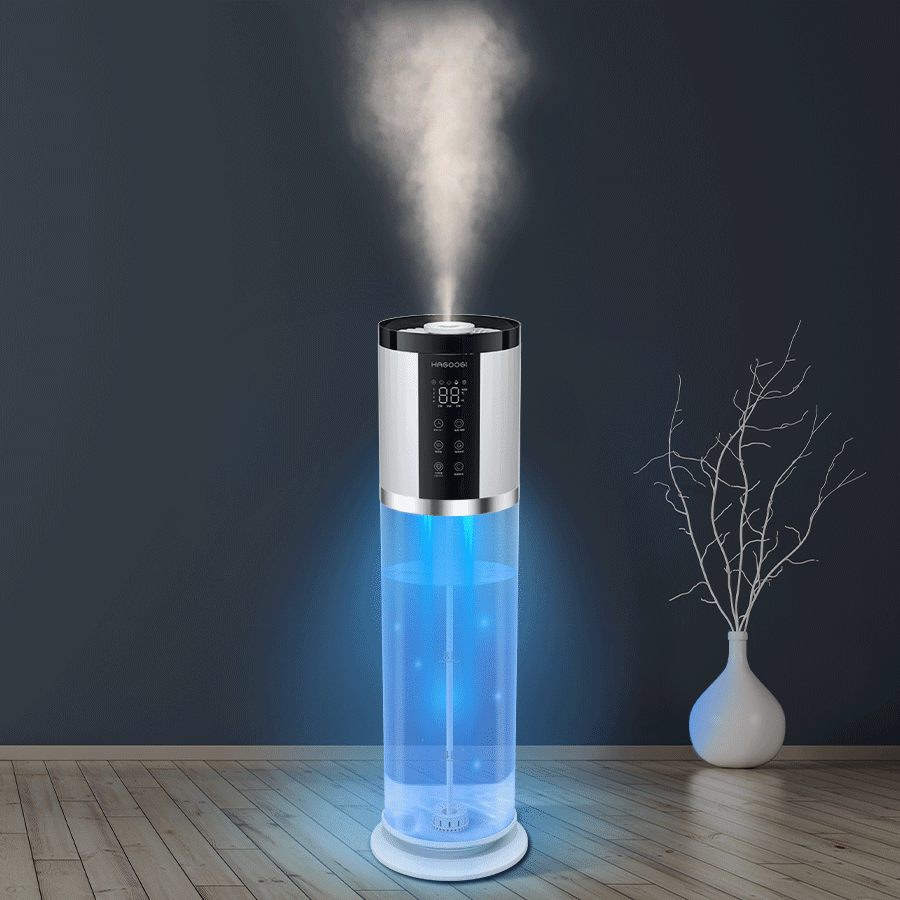 HAGOOGI(ハゴオギ) 加湿器 おしゃれ アロマ対応 12L 超音波式加湿器